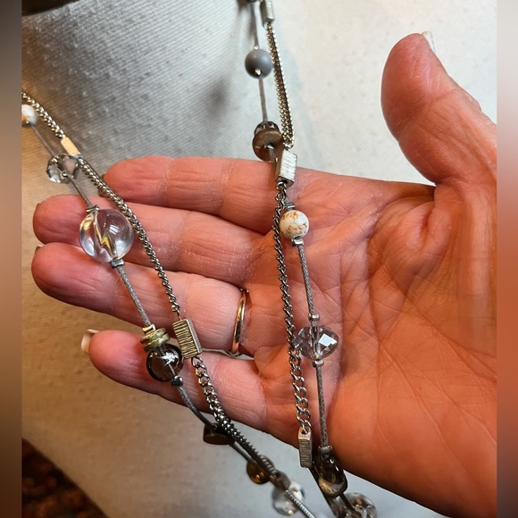 Vintage Loft double strand necklace - Picture 5 of 9
